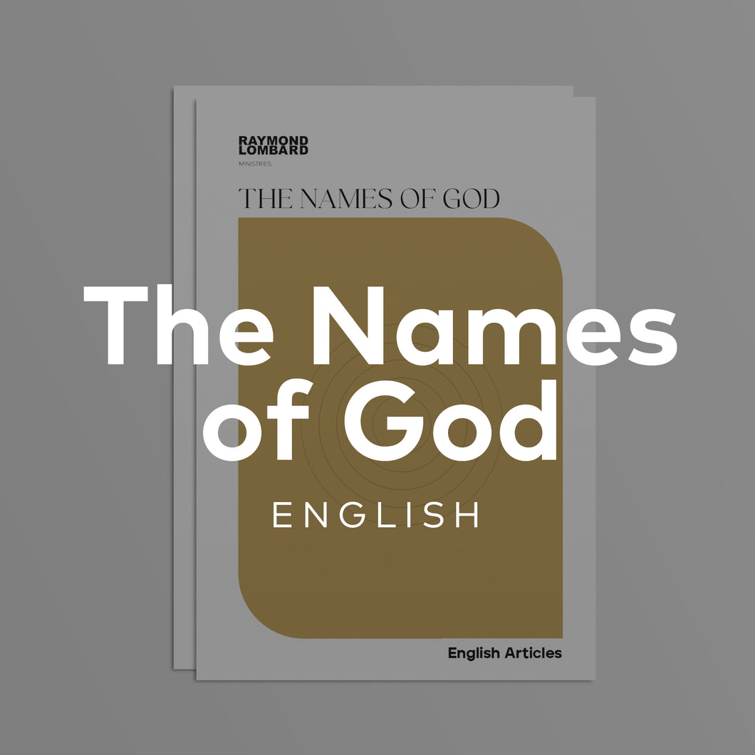 1. Introduction to the names of God